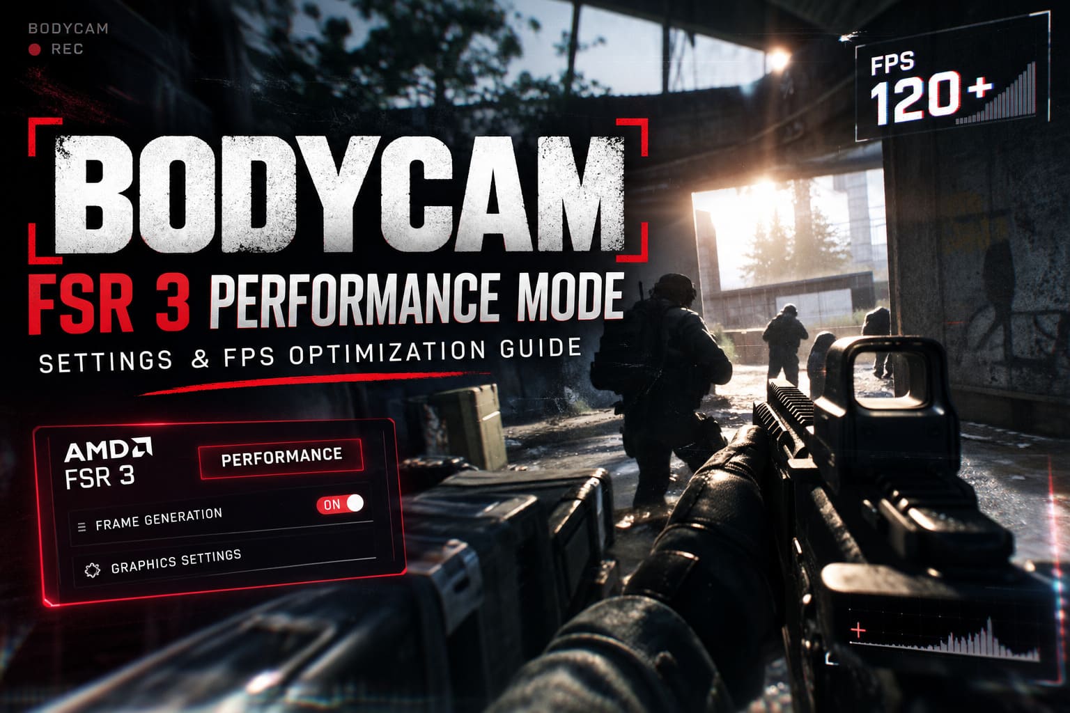 Bodycam FSR 3 Performance Mode Settings: 2026 FPS Optimization Guide