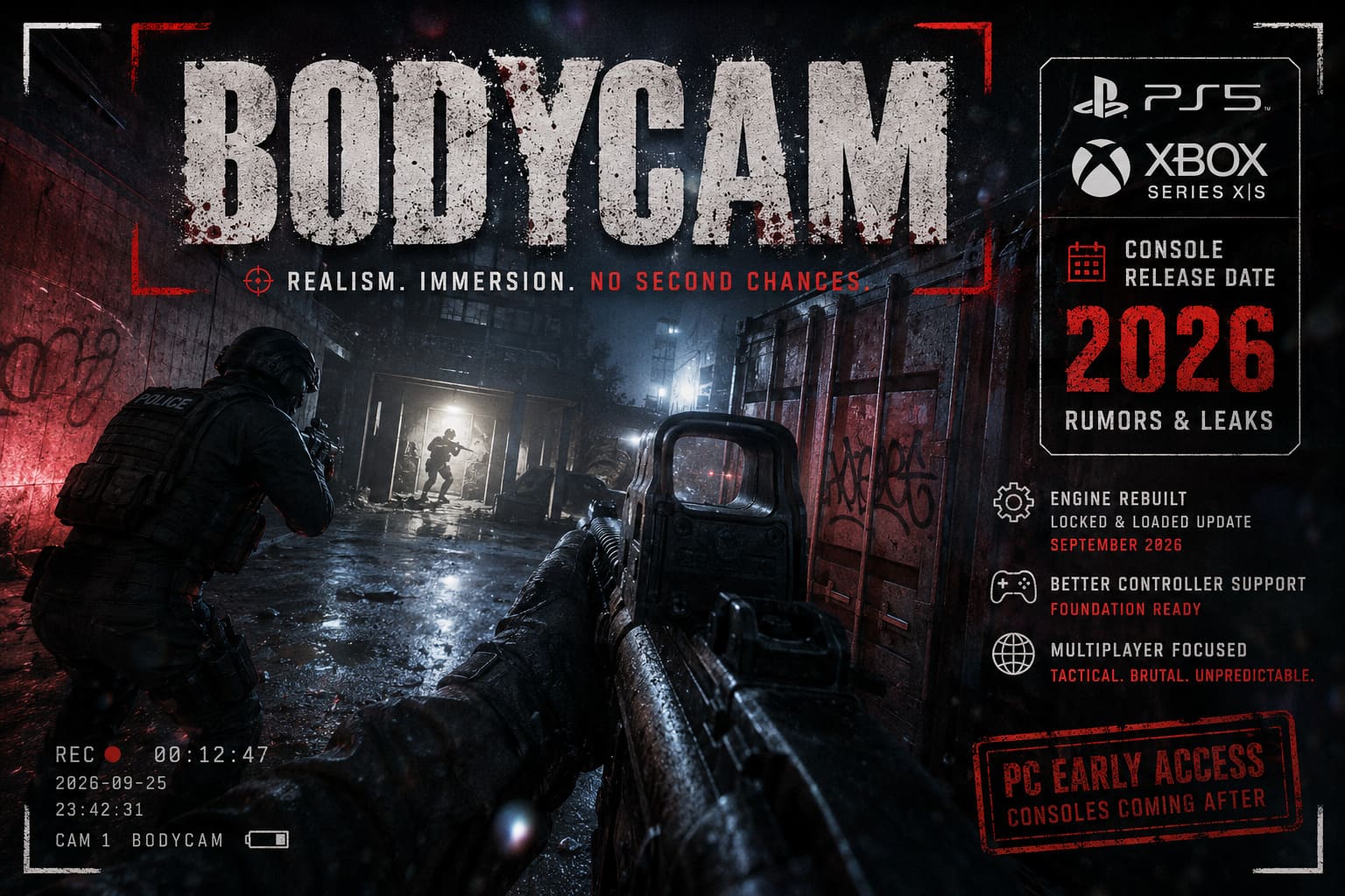 Bodycam PS5 & Xbox Release Date: 2026 Rumors, Leaks, and Console Port Facts Explained Bodycam PS5 & Xbox Release Date: 2026 Rumors, Leaks, and Console Port Facts Explained