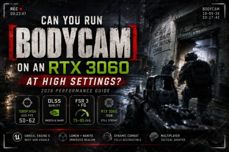 Can You Run Bodycam on an RTX 3060 at High Settings? 2026 Performance Guide