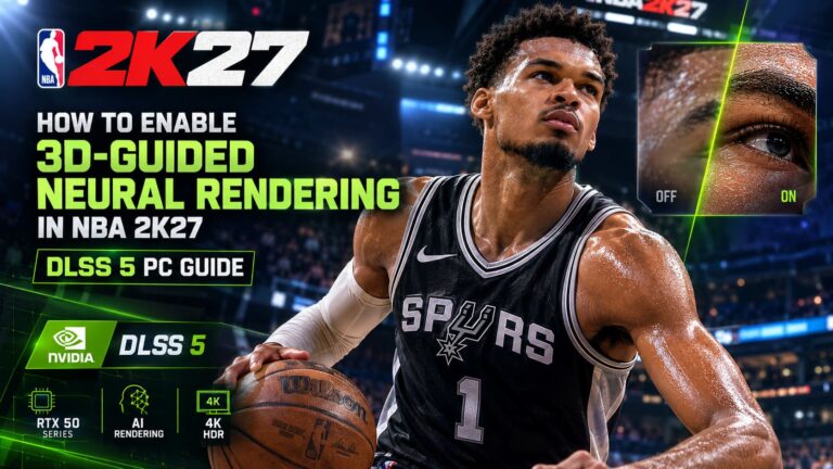 How to Enable 3D-Guided Neural Rendering in NBA 2K27: DLSS 5 PC Guide How to Enable 3D-Guided Neural Rendering in NBA 2K27: DLSS 5 PC Guide