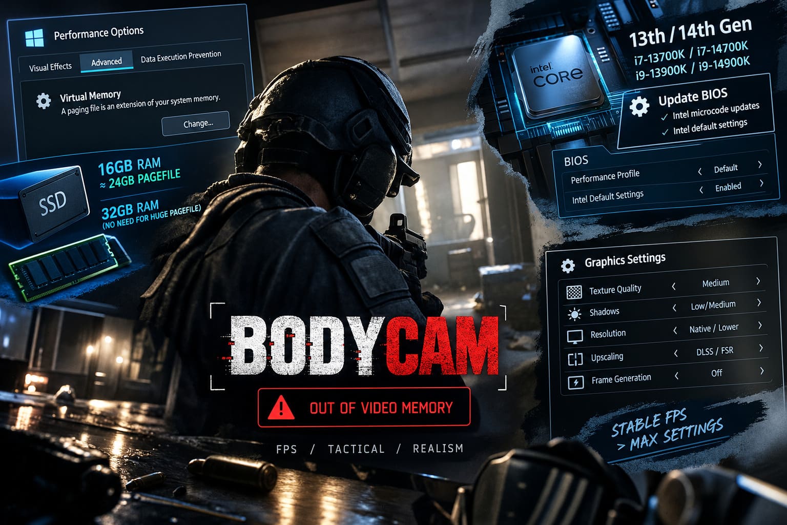 How to Fix Bodycam Out of Video Memory Error: 2026 Troubleshooting Guide How to Fix Bodycam Out of Video Memory Error: 2026 Troubleshooting Guide