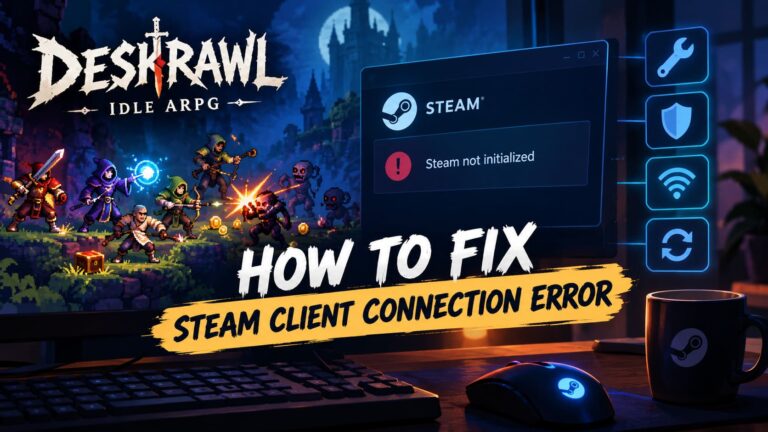 How to Fix Deskrawl Idle ARPG Steam Client Connection Error (2026 Guide) How to Fix Deskrawl Idle ARPG Steam Client Connection Error (2026 Guide)