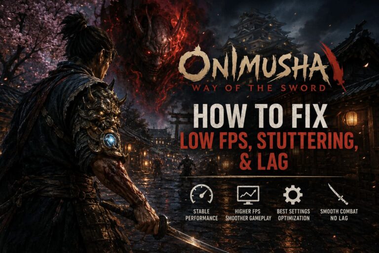 How to Fix Low FPS, Stuttering, and Lag in Onimusha: Way of the Sword (PC Performance Guide)
