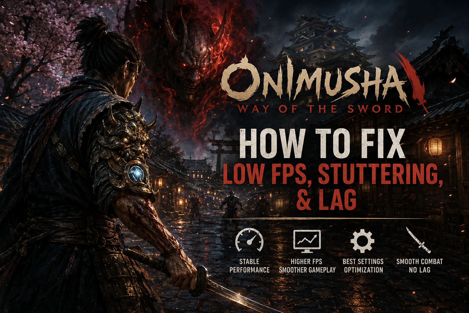 How to Fix Low FPS, Stuttering, and Lag in Onimusha: Way of the Sword (PC Performance Guide) How to Fix Low FPS, Stuttering, and Lag in Onimusha: Way of the Sword (PC Performance Guide)