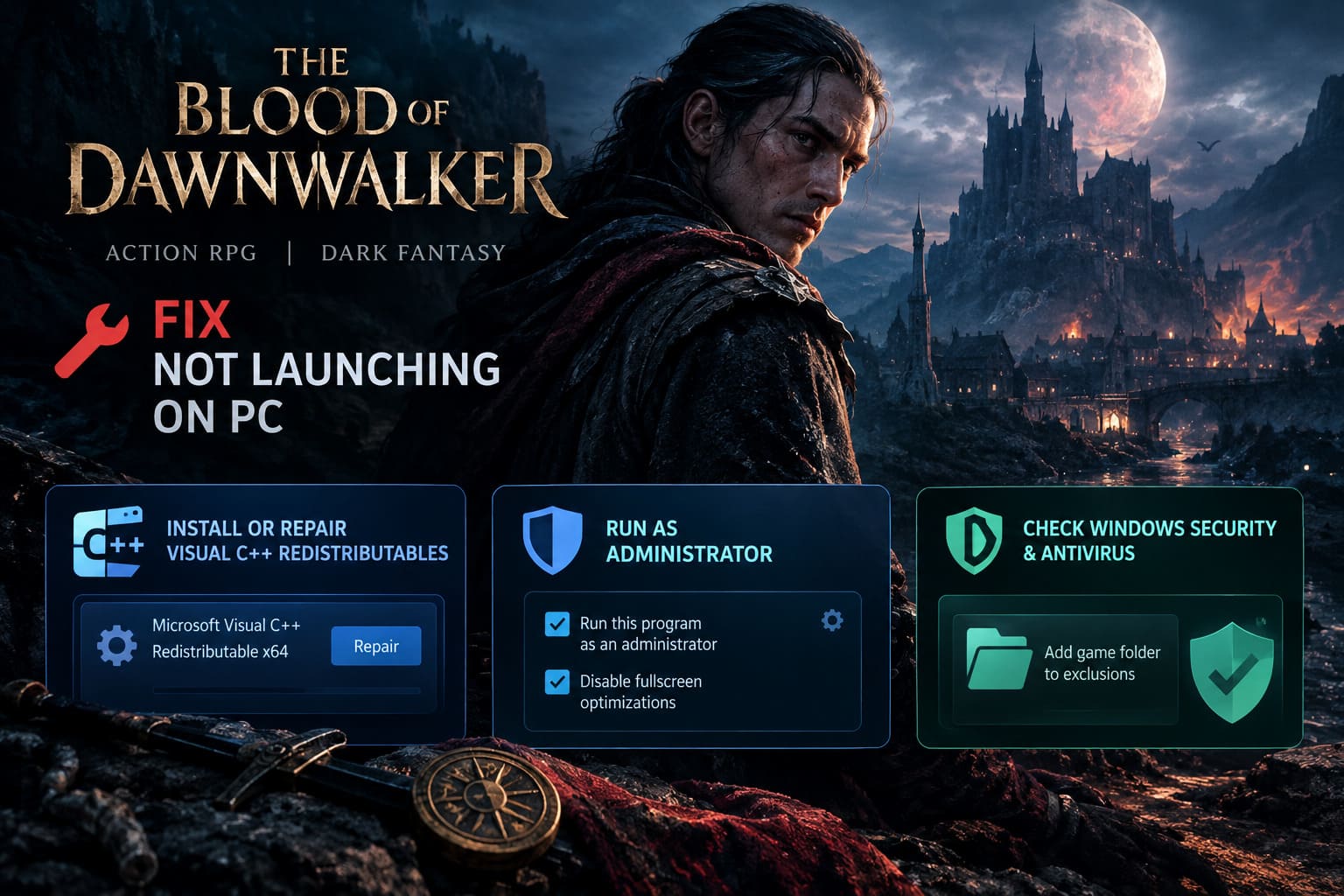 How to Fix The Blood of Dawnwalker Crashing and Not Launching on PC How to Fix The Blood of Dawnwalker Crashing and Not Launching on PC