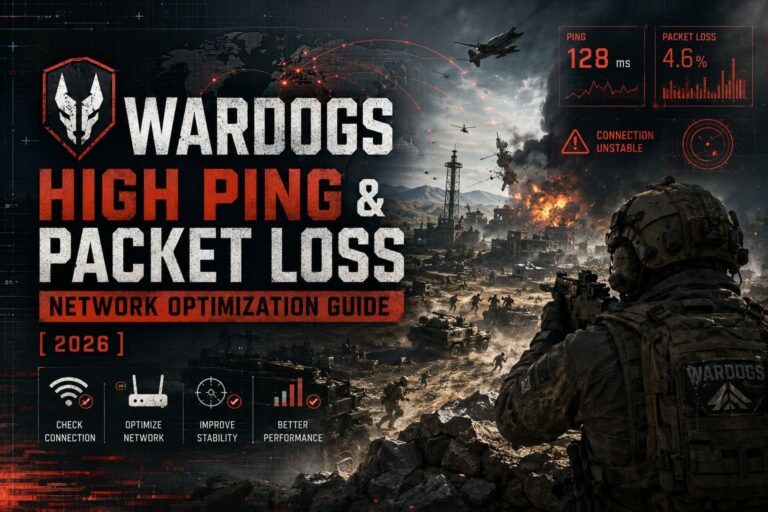 How to Fix WARDOGS High Ping and Packet Loss: Network Optimization Guide (2026) How to Fix WARDOGS High Ping and Packet Loss: Network Optimization Guide (2026)