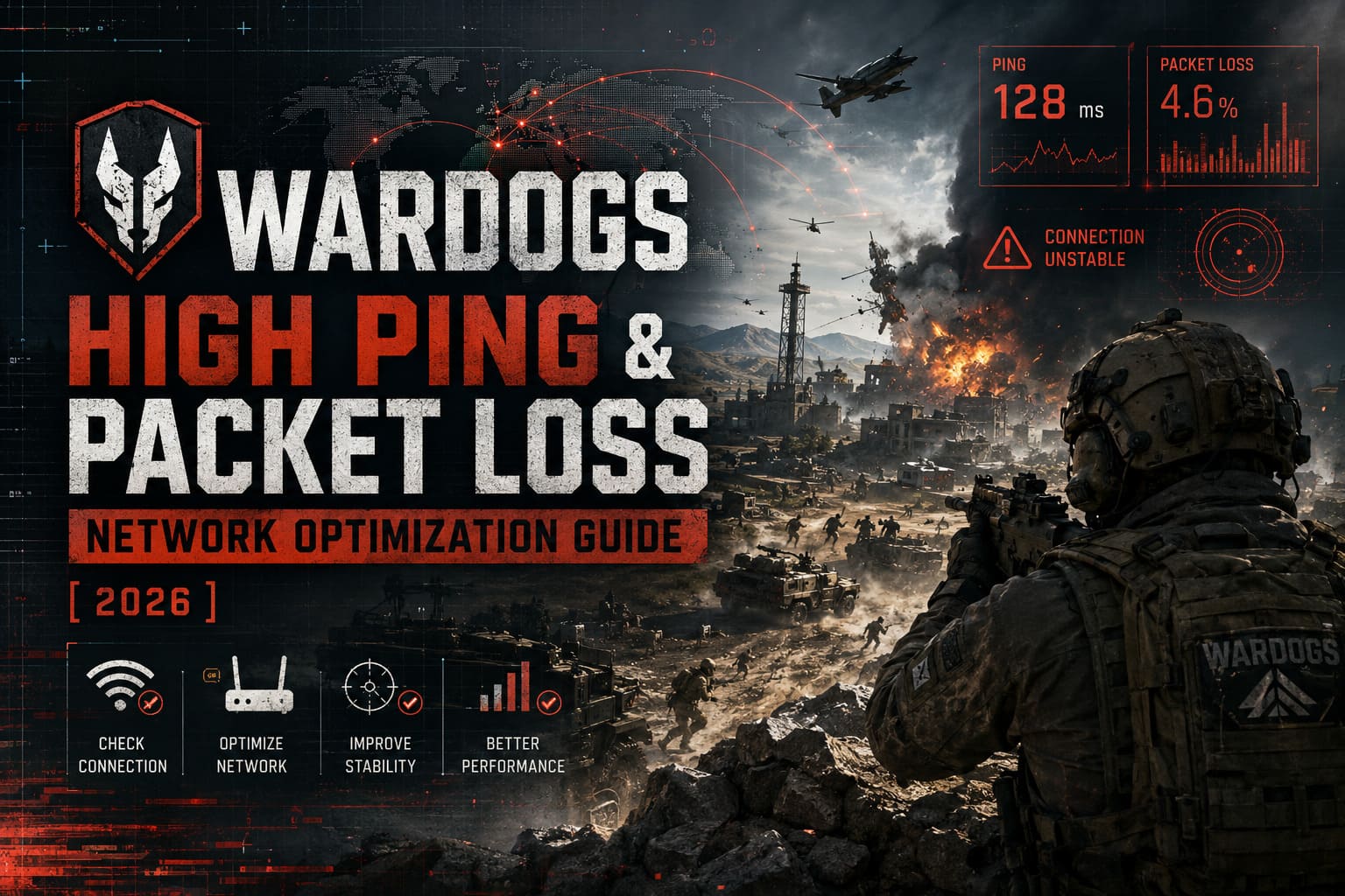 How to Fix WARDOGS High Ping and Packet Loss: Network Optimization Guide (2026) How to Fix WARDOGS High Ping and Packet Loss: Network Optimization Guide (2026)