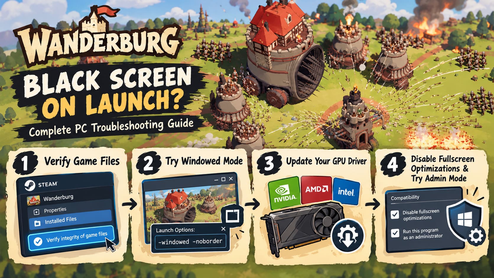 How to Fix Wanderburg Black Screen on Launch: Complete PC Troubleshooting Guide How to Fix Wanderburg Black Screen on Launch: Complete PC Troubleshooting Guide