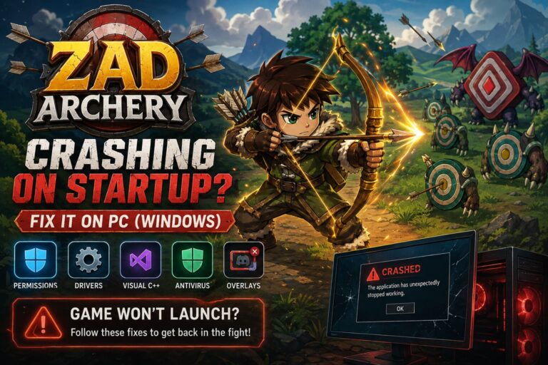 How to Fix Zad Archery Crashing on Startup on PC (Windows) How to Fix Zad Archery Crashing on Startup on PC (Windows)