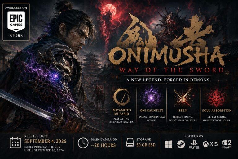 Is Onimusha: Way of the Sword on Epic Games Store? PC Release, Price, and Editions Explained Is Onimusha: Way of the Sword on Epic Games Store? PC Release, Price, and Editions Explained