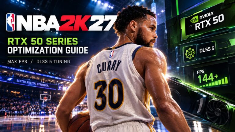 NBA 2K27 RTX 50 Series Optimization Guide: Max FPS and DLSS 5 Tuning NBA 2K27 RTX 50 Series Optimization Guide: Max FPS and DLSS 5 Tuning