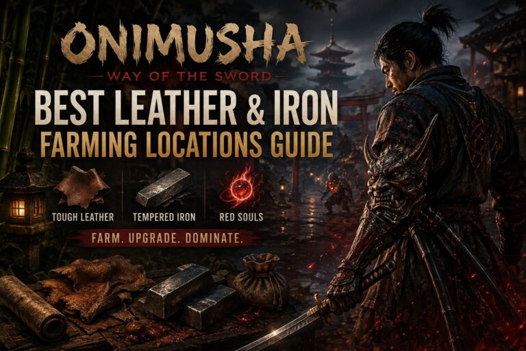 Onimusha Way of the Sword: Best Leather and Iron Farming Locations Guide