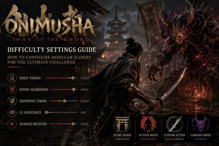 Onimusha Way of the Sword Difficulty Settings Guide: How to Configure Modular Sliders for the Ultimate Challenge