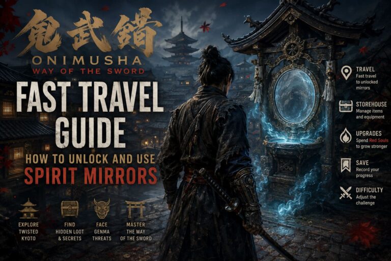 Onimusha Way of the Sword Fast Travel Guide: How to Unlock and Use Spirit Mirrors