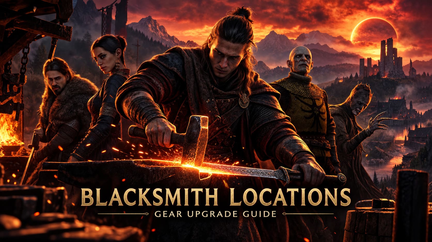 The Blood of Dawnwalker Blacksmith Locations & Gear Upgrade Guide