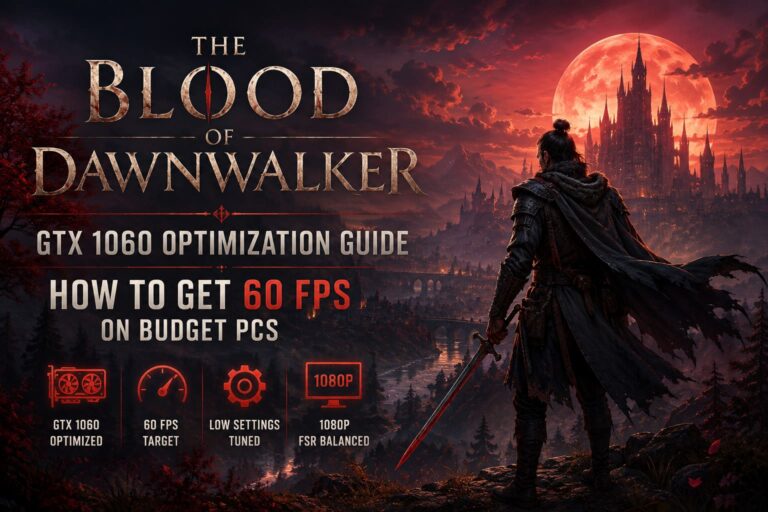 The Blood of Dawnwalker GTX 1060 Optimization Guide: How to Get 60 FPS on Budget PCs The Blood of Dawnwalker GTX 1060 Optimization Guide: How to Get 60 FPS on Budget PCs
