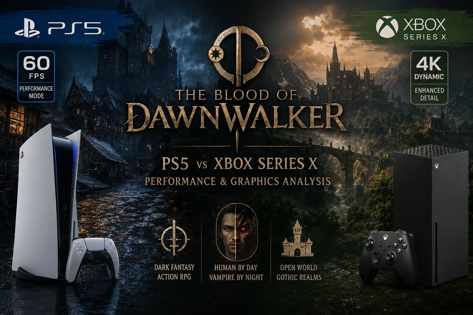 The Blood of Dawnwalker: PS5 vs Xbox Series X Performance and Graphics Analysis