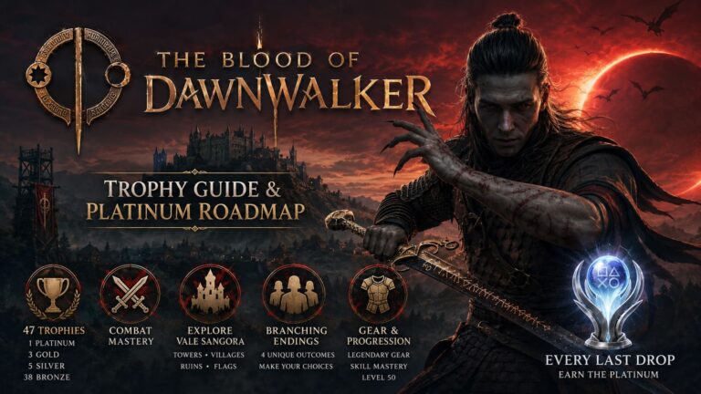 The Blood of Dawnwalker Trophy Guide & Platinum Achievement Roadmap The Blood of Dawnwalker Trophy Guide & Platinum Achievement Roadmap