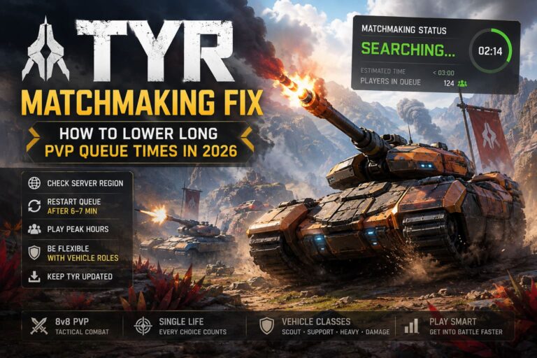 Tyr Matchmaking Fix: How to Lower Long PvP Queue Times in 2026 Tyr Matchmaking Fix: How to Lower Long PvP Queue Times in 2026
