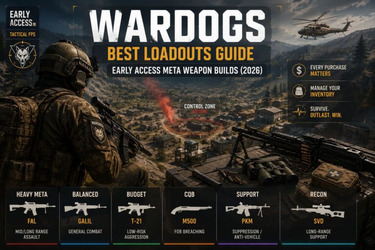WARDOGS Best Loadouts Guide: Early Access Meta Weapon Builds (2026)