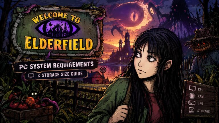 Welcome to Elderfield PC System Requirements and GB Storage Size Guide Welcome to Elderfield PC System Requirements and GB Storage Size Guide