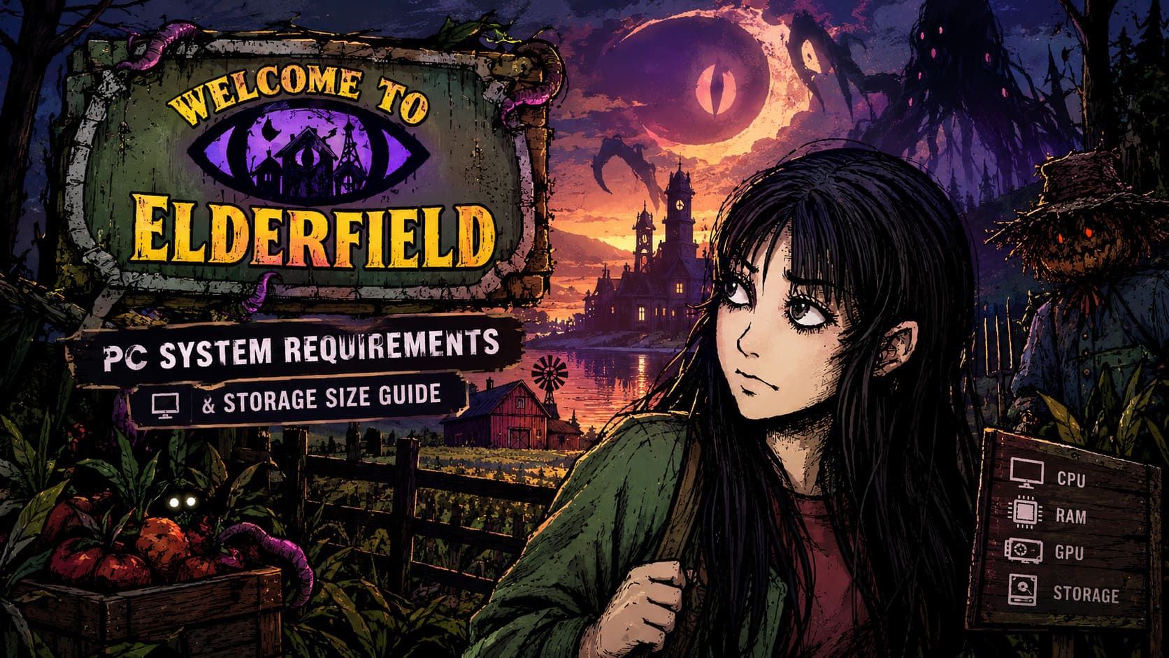 Welcome to Elderfield PC System Requirements and GB Storage Size Guide Welcome to Elderfield PC System Requirements and GB Storage Size Guide