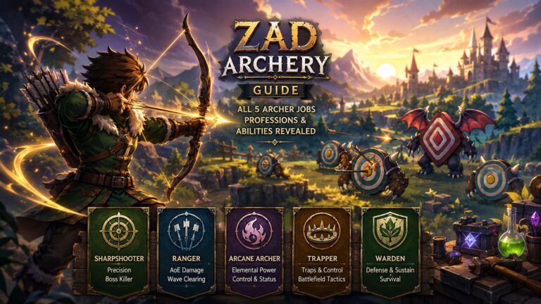 Zad Archery Guide: All 5 Archer Jobs, Professions, and Abilities Revealed