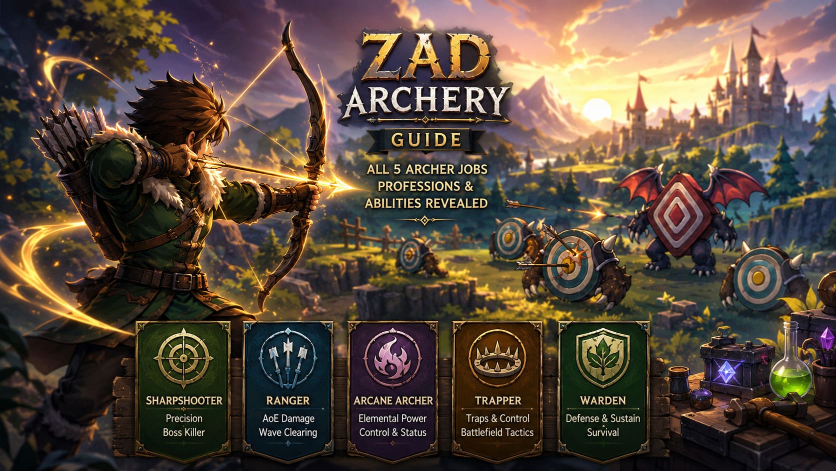 Zad Archery Guide: All 5 Archer Jobs, Professions, and Abilities Revealed