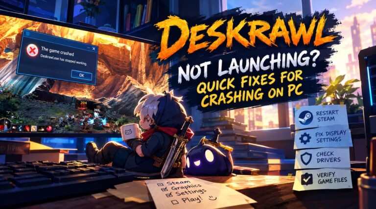 Deskrawl Not Launching: Quick Fixes for Crashing on PC Deskrawl Not Launching: Quick Fixes for Crashing on PC